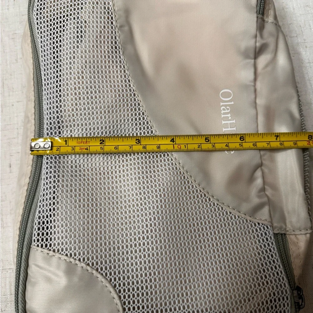 5️⃣Cream Garment Bag for Travel and Home